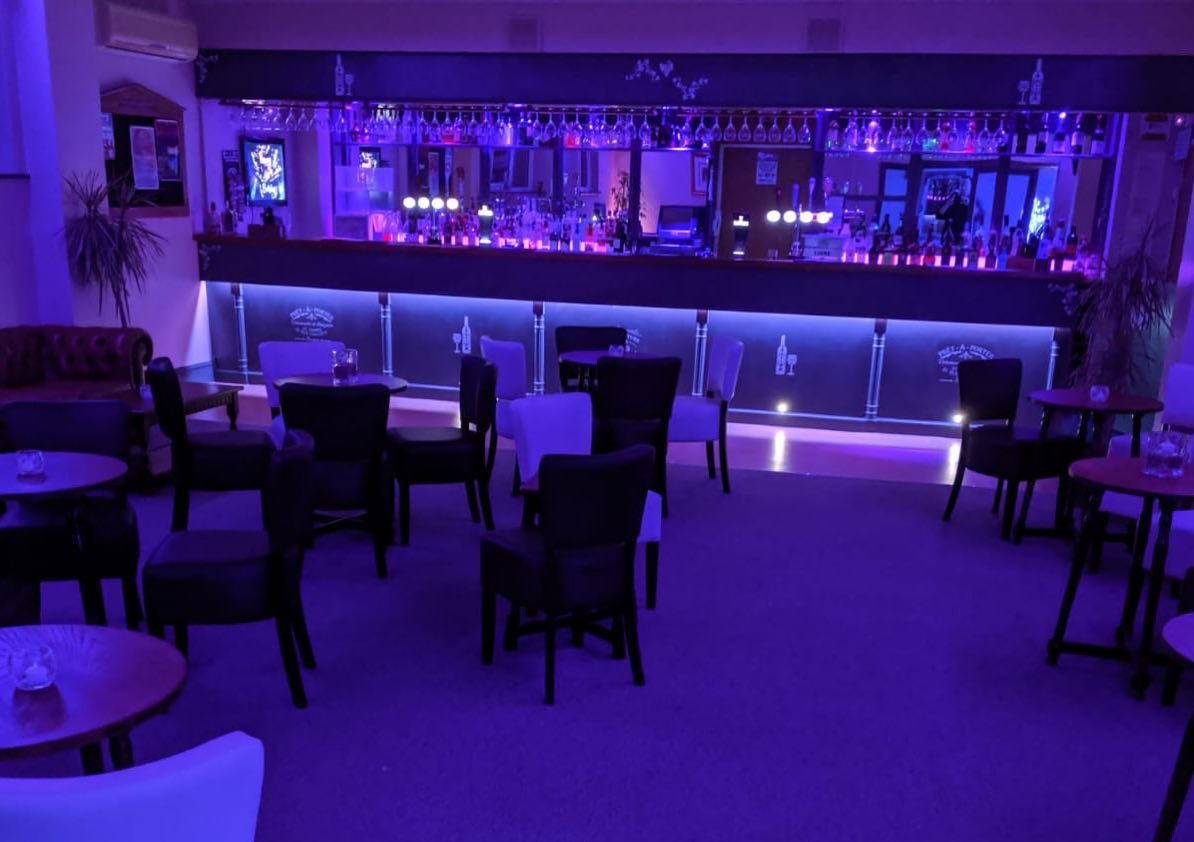 Bar Area with mood lighting